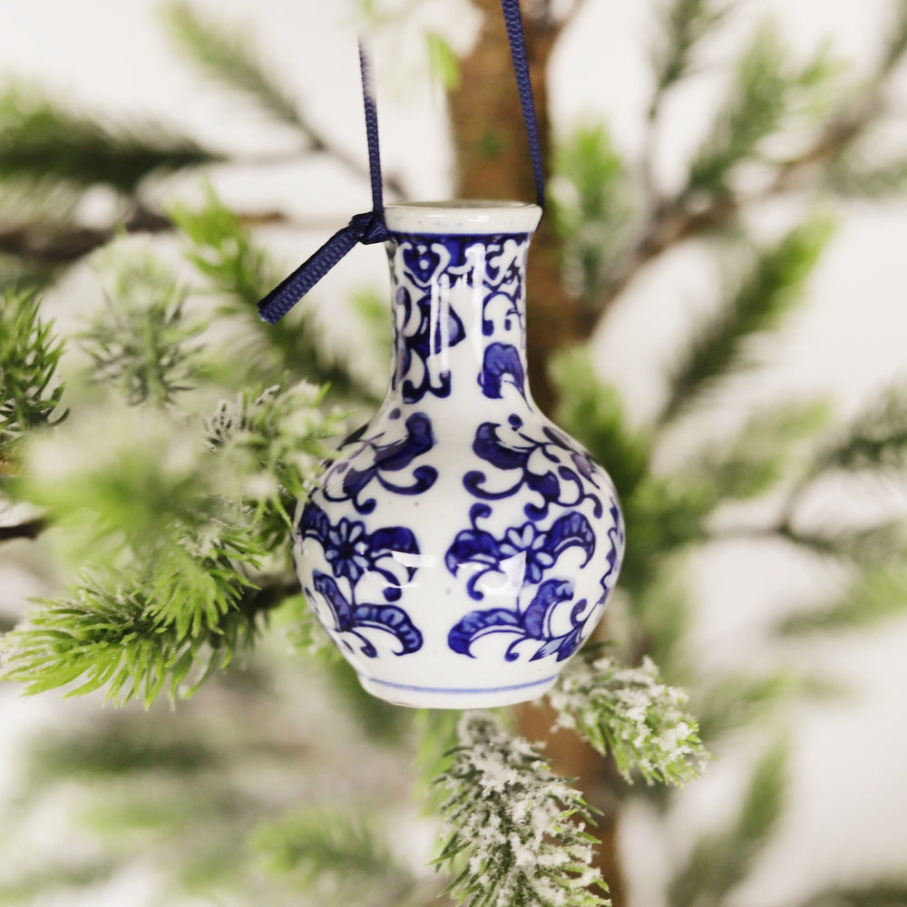 Blue China Ornament