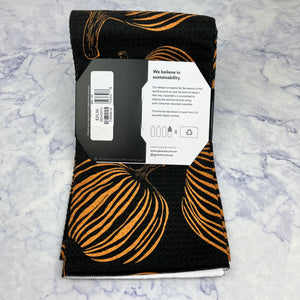 Pumpkin Noir Tea Towel