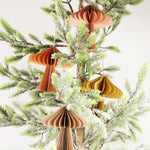 Parasol Mushroom Honeycomb Ornament