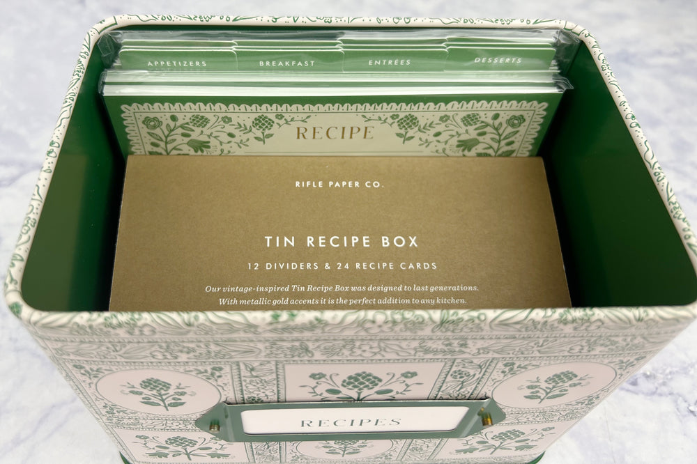 Artichoke Recipe Tin