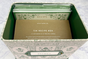 Artichoke Recipe Tin