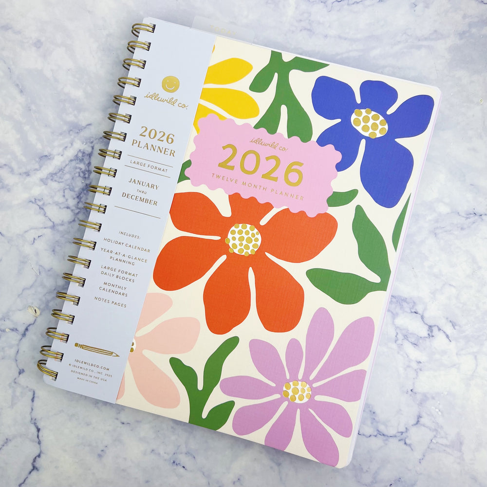 Primary Blooms Softcover 2026 Planner
