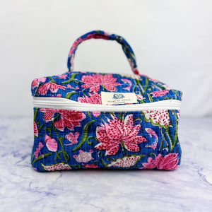 Seascape Quilted Cosmetic Bag