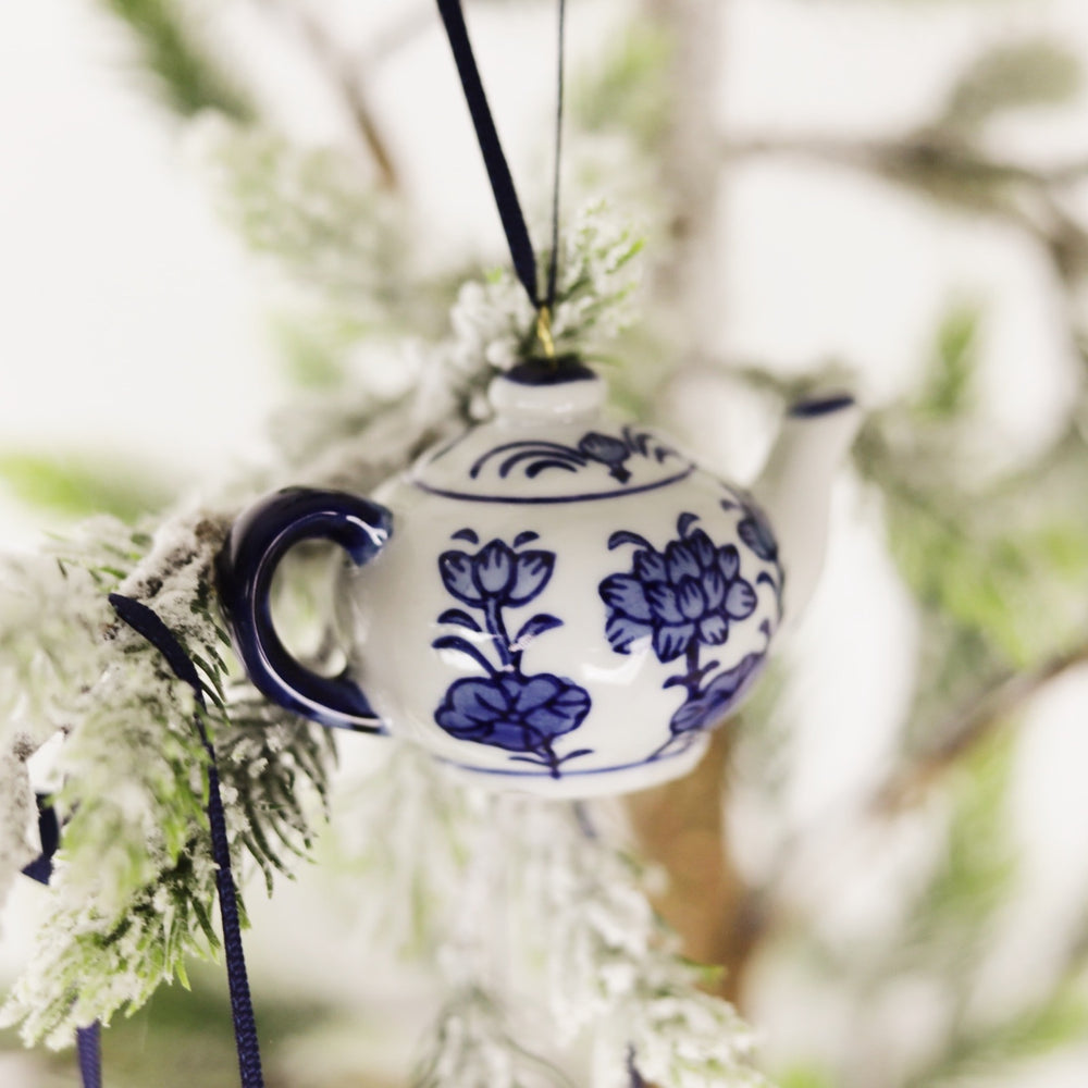Blue China Ornament