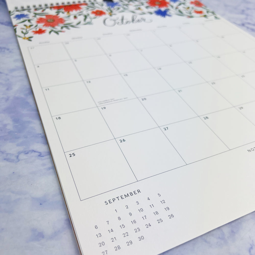 2026 Dahlia Appointment Wall Calendar