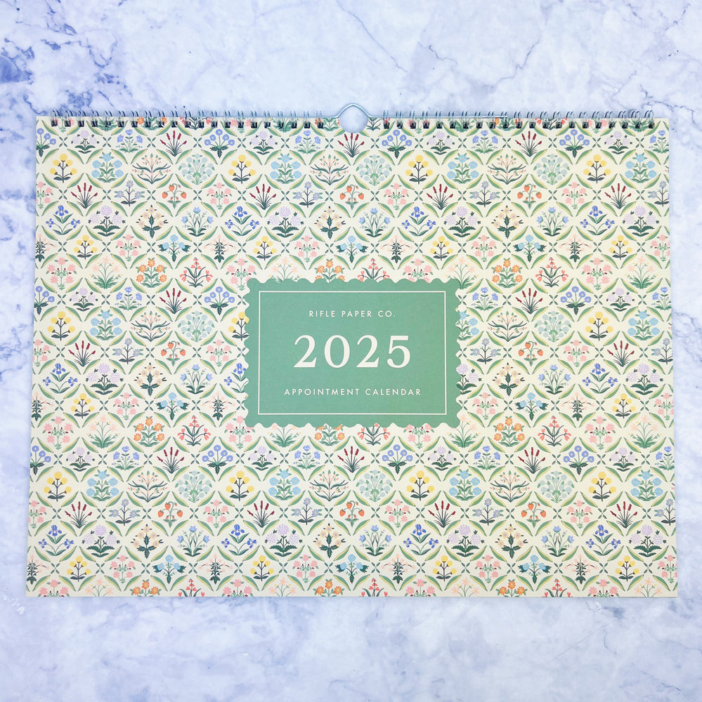 2025 Floral Appointment Wall Calendar