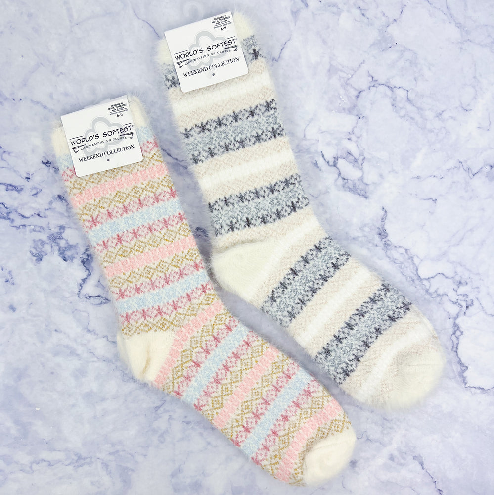 Snowy Night Socks