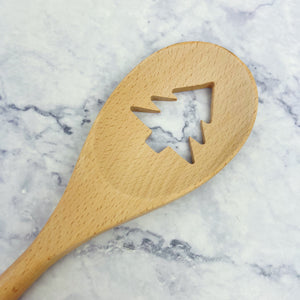 Holiday Cut-out Wooden Spoon