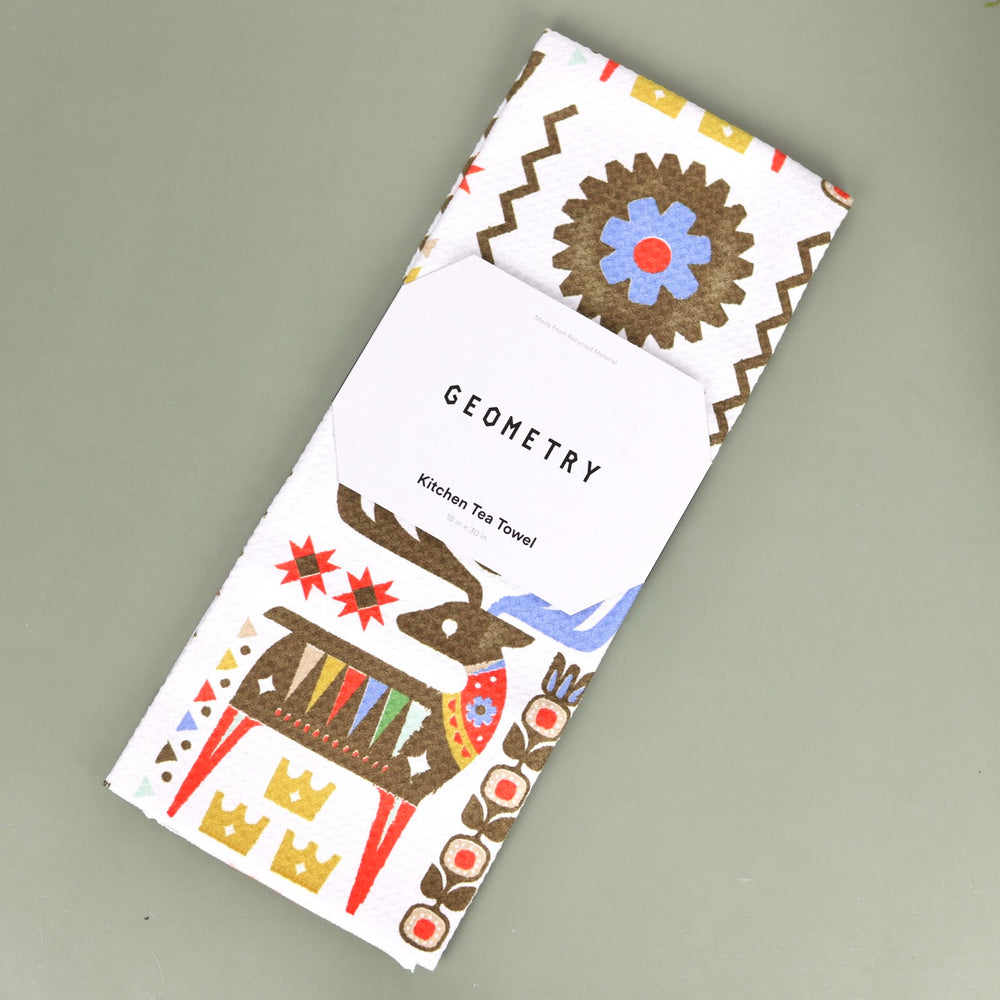 Holiday Recycled Tea Towels