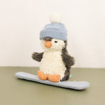 Snowboarding Peanut Penguin