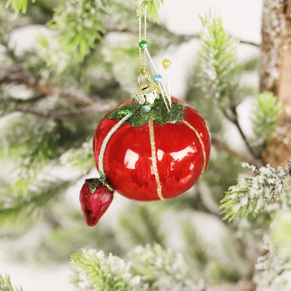 Vintage Pin Cushion Ornament