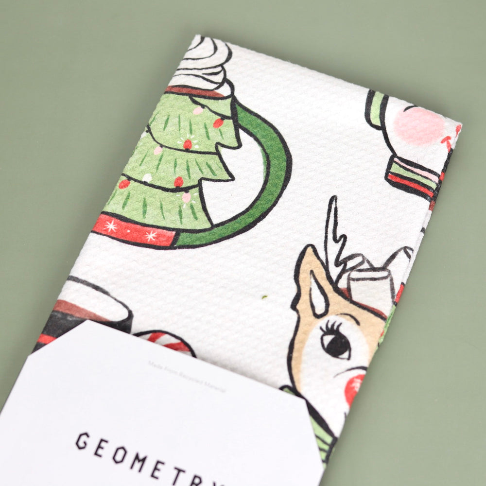 Holiday Recycled Tea Towels