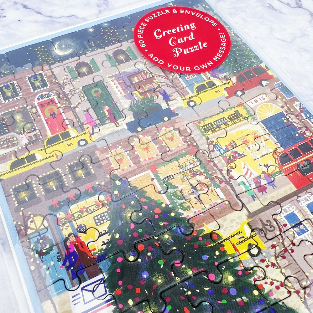 Winter Lights Greeting Card Puzzle