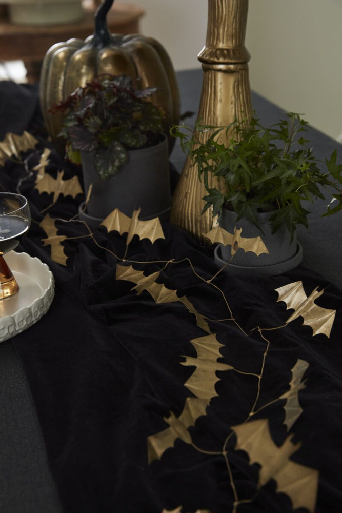 Gold Bat Garland
