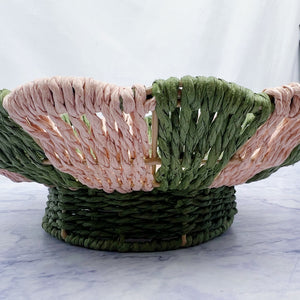 Striped Woven Bowl