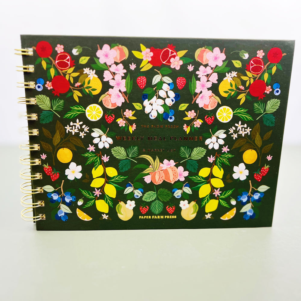 Floral Farm Fresh Weekly Meal Planner