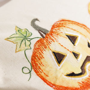 Three Jack O'Lanterns Pillow
