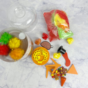 Make A Turkey Grab & Go Dough Sensory Jar
