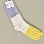 Bold Block Tri-Color Socks