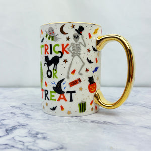 Halloween Parade Porcelain Mug