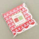 Frosting Scalloped Napkin Set