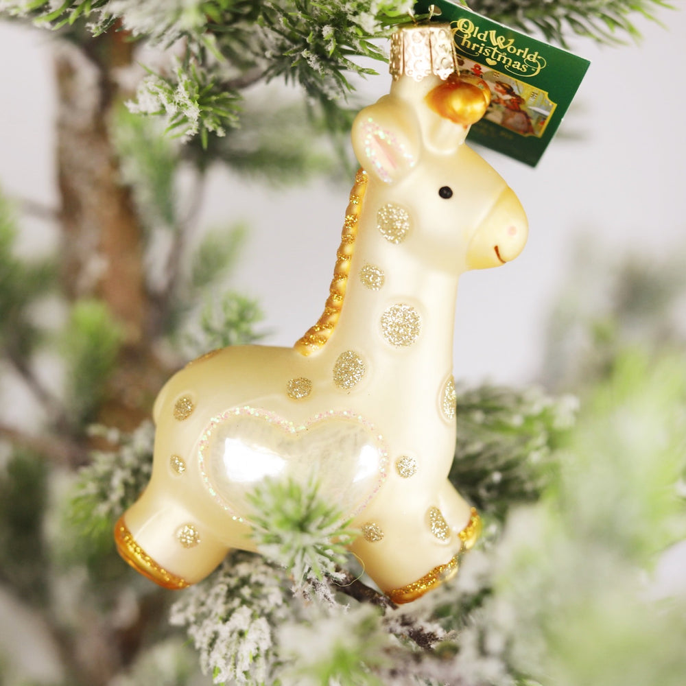 Baby's First Christmas Giraffe Ornament