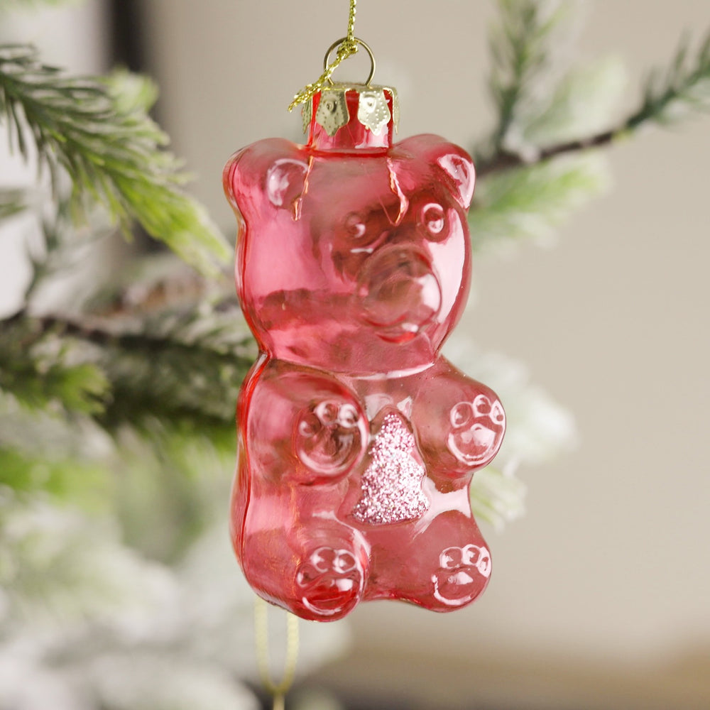 Glass Gummy Bear Ornament