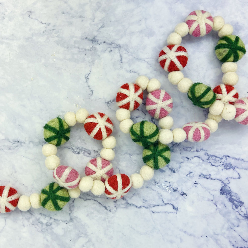 Peppermint Garland