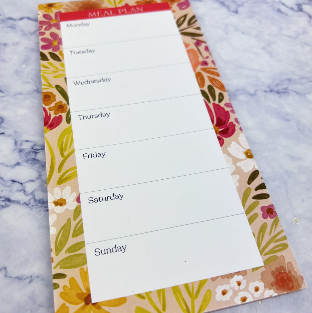 Magnetic Meal Plan Notepad