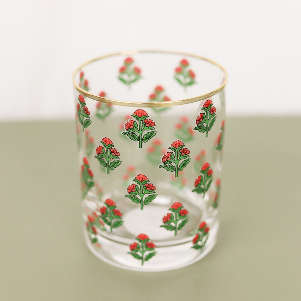 Gold Rimmed Glass Cups
