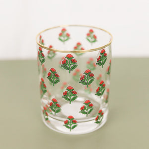 Gold Rimmed Glass Cups