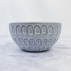 Ivory Glazed Stoneware Bowl