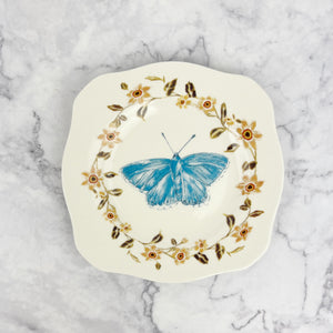 Garden Inspired Stoneware Plate