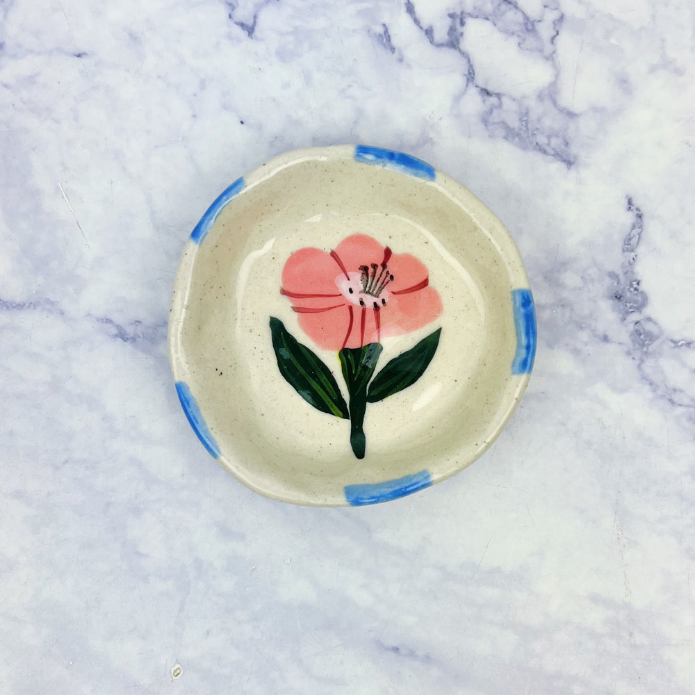 Funky Floral Trinket Dish