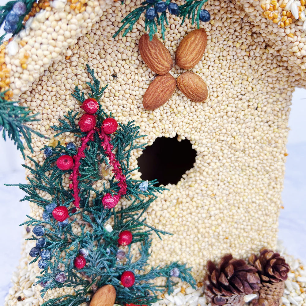 Extra Large Holiday Birdseed House