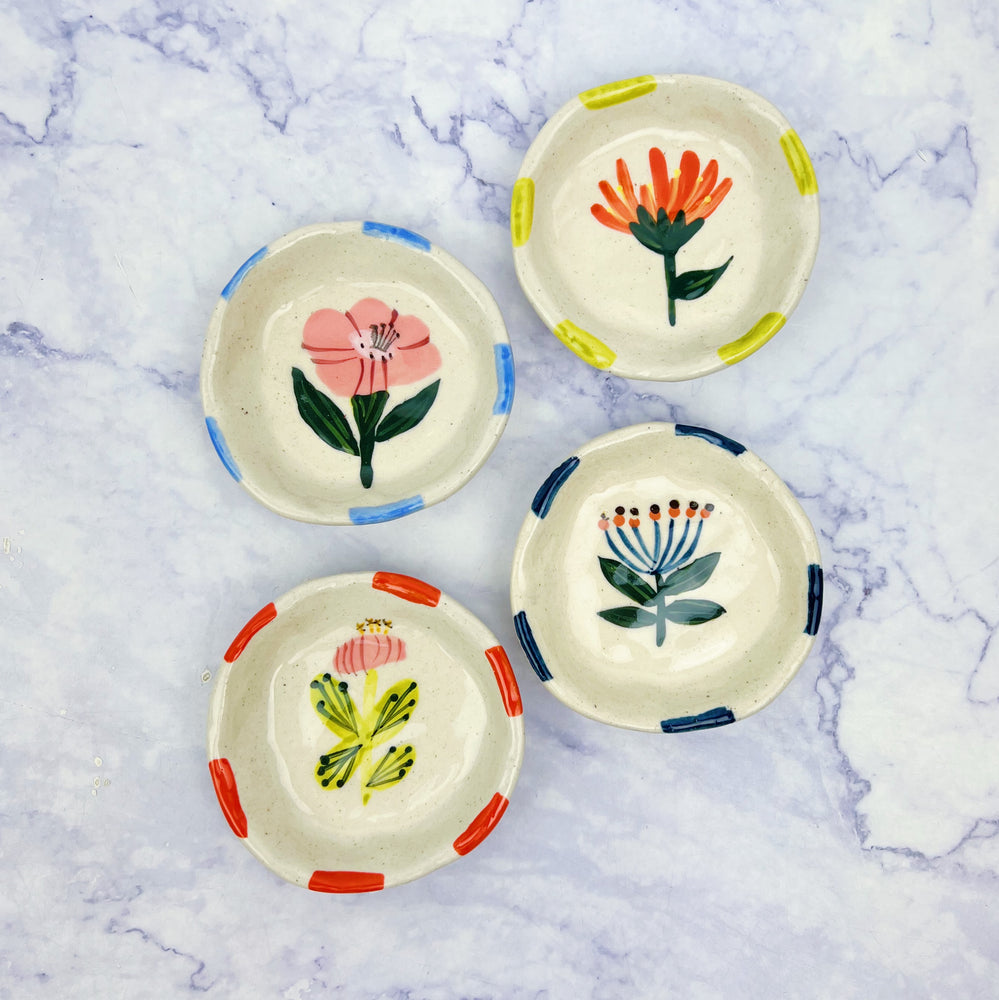 Funky Floral Trinket Dish