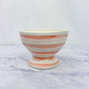 Striped Footed Bowls