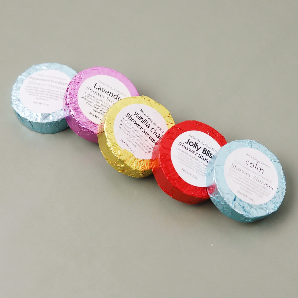 Relaxing Holiday Shower Steamers