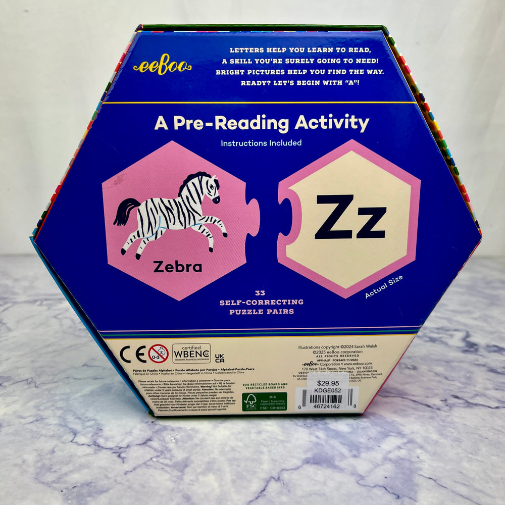 Alphabet Hexagon Puzzle
