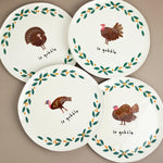 Le Gobble Melamine Plate