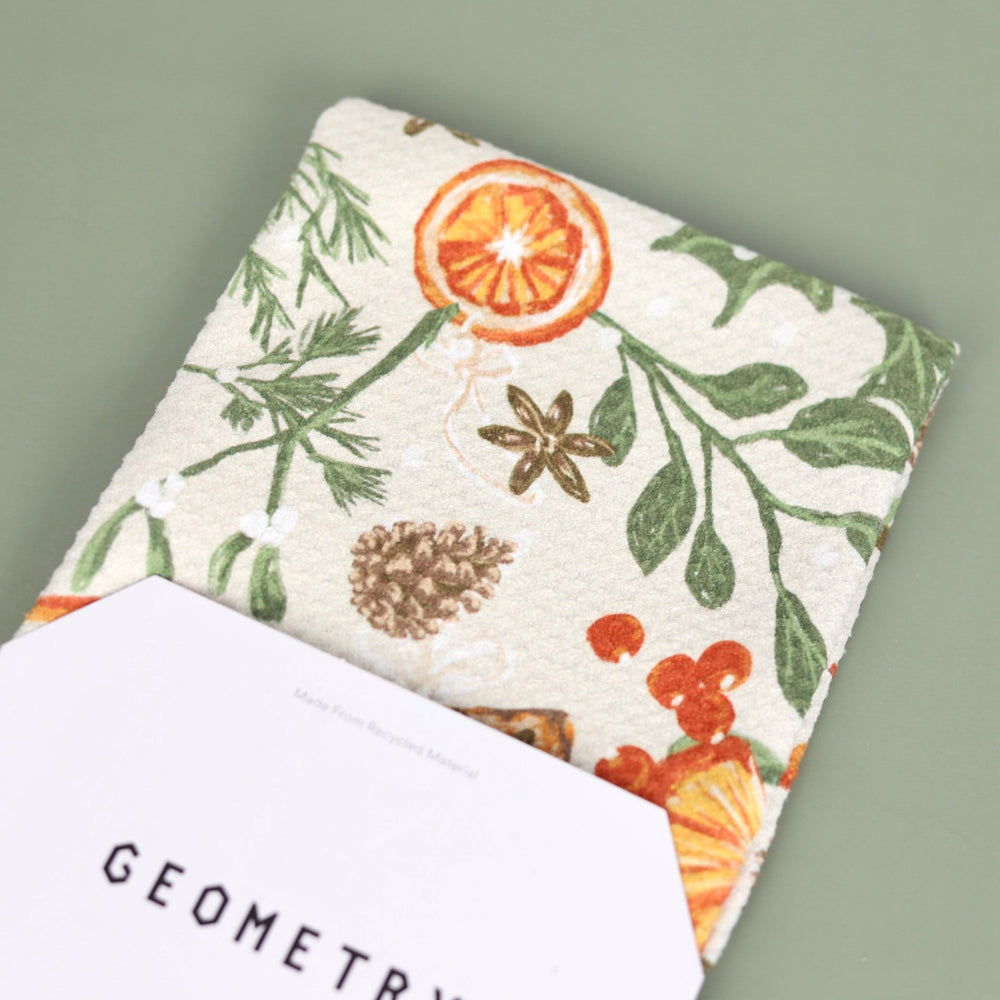 Holiday Recycled Tea Towels