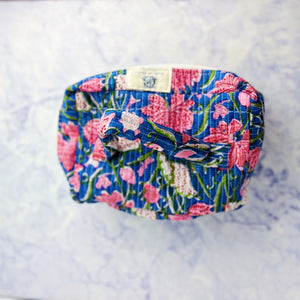 Seascape Quilted Cosmetic Bag