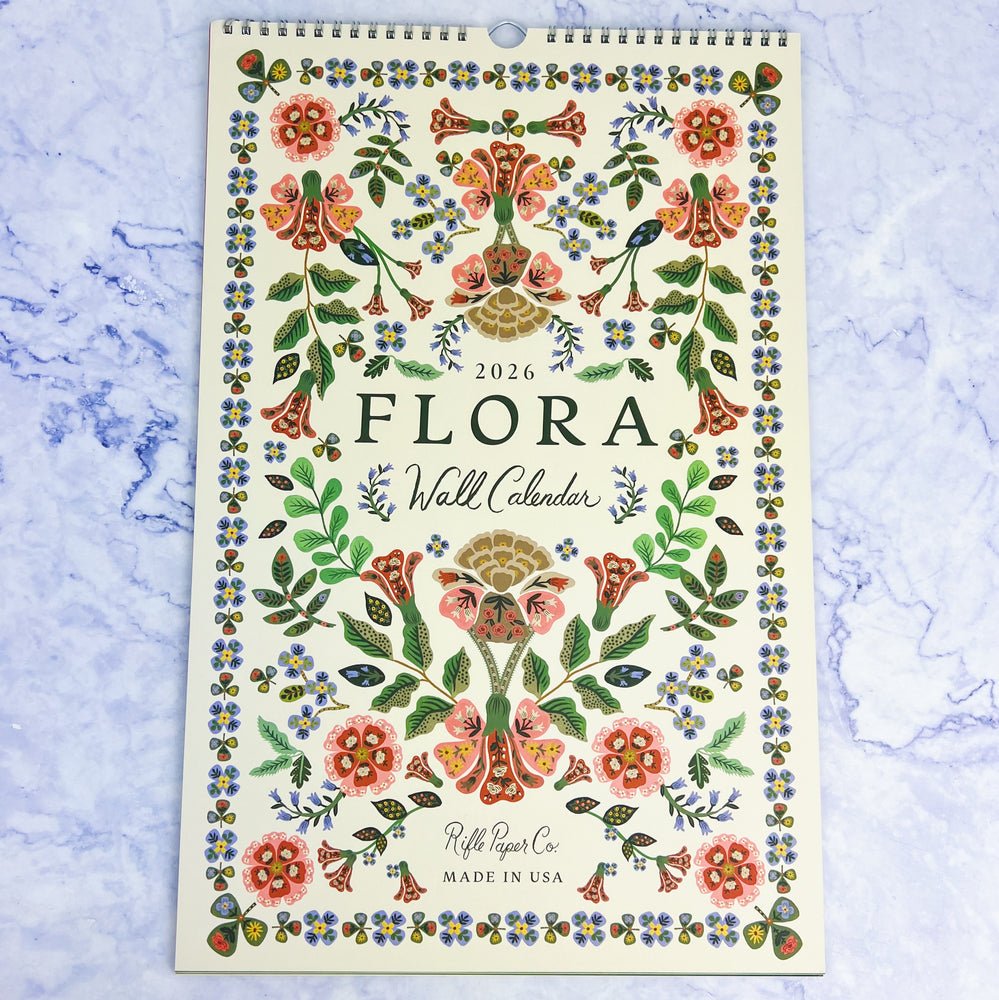 2026 Flora Wall Calendar