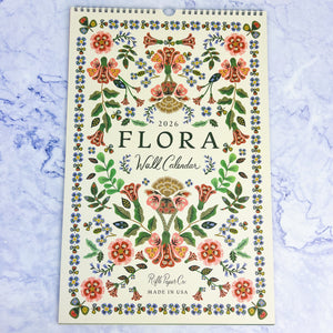 2026 Flora Wall Calendar