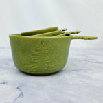 Sage Holiday Stamped Measuring Cups