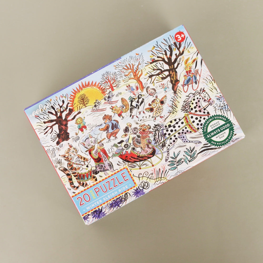 Winter Sleigh Ride 20 Piece Puzzle