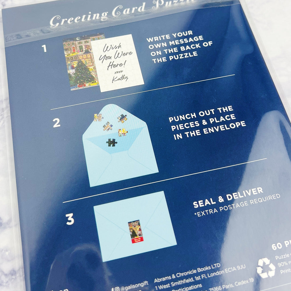 Winter Lights Greeting Card Puzzle