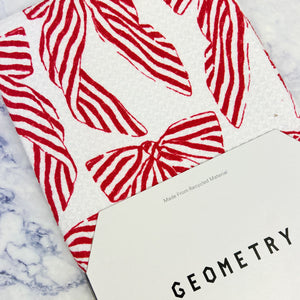 Festive Holiday Geometry Tea Towels