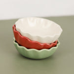 Scalloped Holiday Pinch Dish