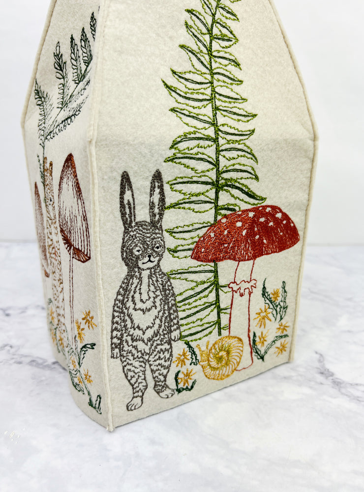 
                
                    Load image into Gallery viewer, Mushrooms and Ferns Tissue Box Cover
                
            